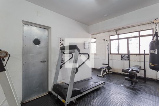 Área comum - Academia de apartamento para alugar com 1 quarto, 37m² em Indianópolis, São Paulo