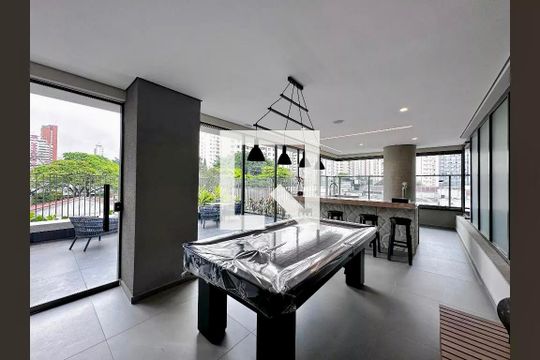 Área comum de apartamento para alugar com 3 quartos, 211m² em Campo Belo, São Paulo
