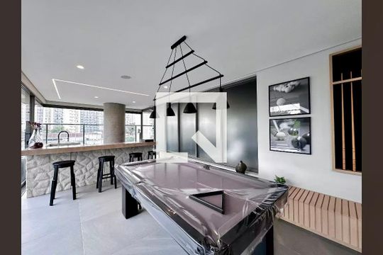 Área comum de apartamento para alugar com 3 quartos, 211m² em Campo Belo, São Paulo