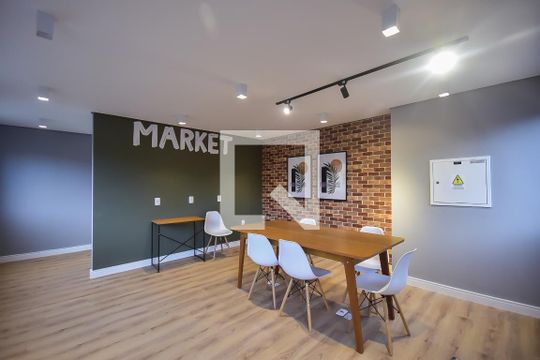Sala de Reunião de kitnet/studio à venda com 1 quarto, 17m² em Vila Andrade, São Paulo