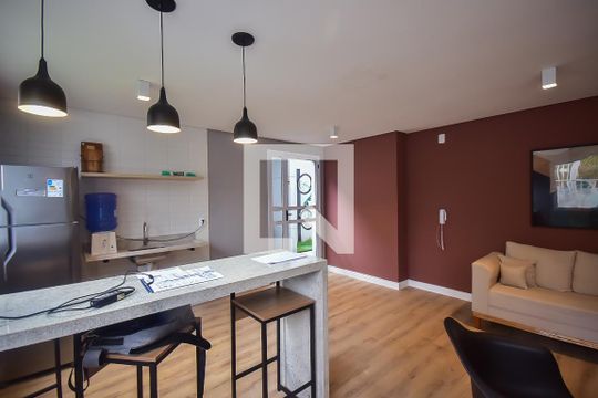Salão de Festa de kitnet/studio à venda com 1 quarto, 17m² em Vila Andrade, São Paulo