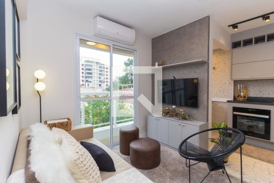 Sala de apartamento à venda com 1 quarto, 45m² em Vila Monumento, São Paulo