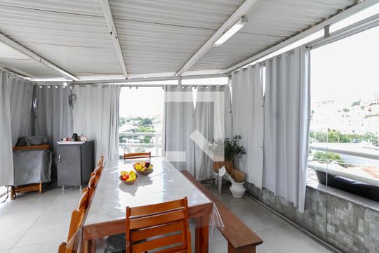 Terraço de casa à venda com 3 quartos, 232m² em Alípio de Melo, Belo Horizonte