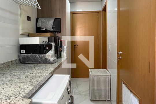 Área de Serviço de apartamento à venda com 3 quartos, 136m² em Tamboré, Santana de Parnaíba