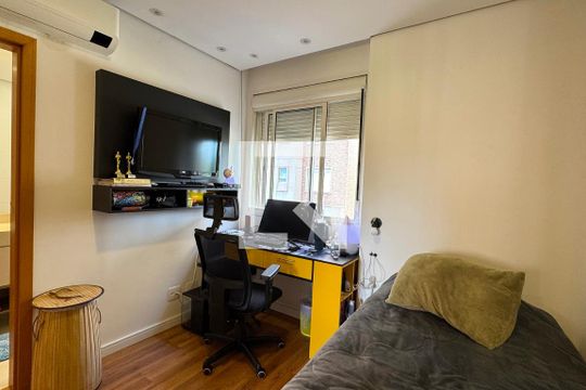 Suíte 3 de apartamento à venda com 3 quartos, 136m² em Tamboré, Santana de Parnaíba