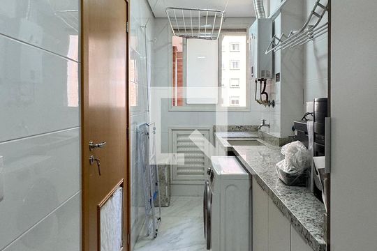 Área de Serviço de apartamento à venda com 3 quartos, 136m² em Tamboré, Santana de Parnaíba