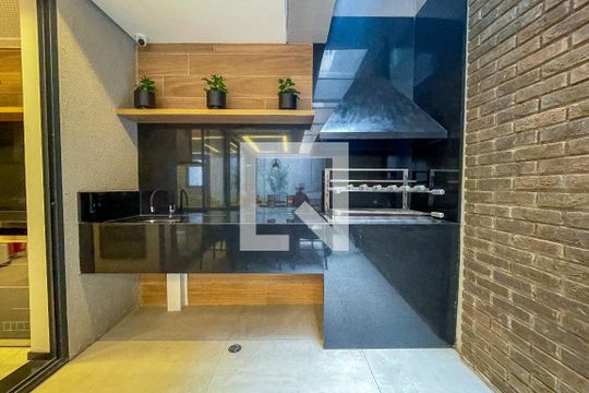 Área comum - Churrasqueira de kitnet/studio à venda com 1 quarto, 31m² em Vila Mariana, São Paulo