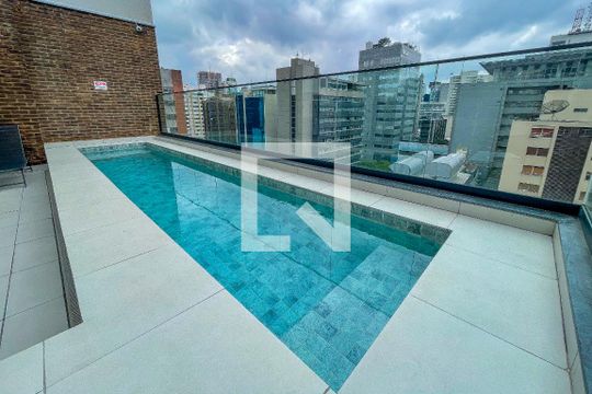 Área comum - Piscina de kitnet/studio à venda com 1 quarto, 31m² em Vila Mariana, São Paulo