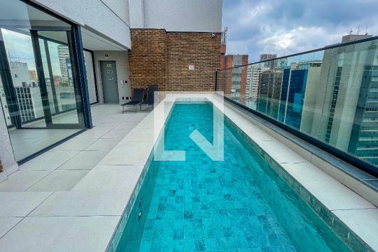 Área comum - Piscina de kitnet/studio à venda com 1 quarto, 31m² em Vila Mariana, São Paulo