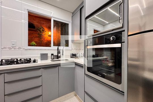 Cozinha de casa à venda com 2 quartos, 90m² em Campestre, Santo André