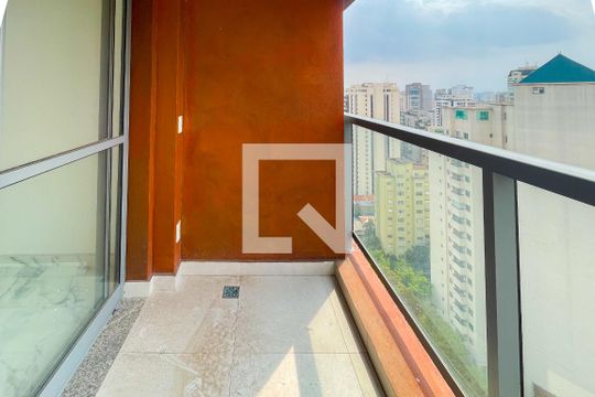 Varanda de apartamento para alugar com 1 quarto, 30m² em Jardim Paulista, São Paulo