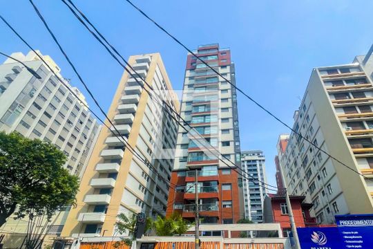 Fachada de apartamento para alugar com 1 quarto, 30m² em Jardim Paulista, São Paulo