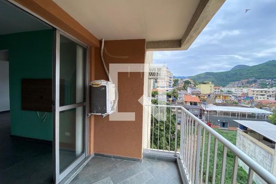 Varanda da Sala de apartamento à venda com 2 quartos, 52m² em Méier, Rio de Janeiro