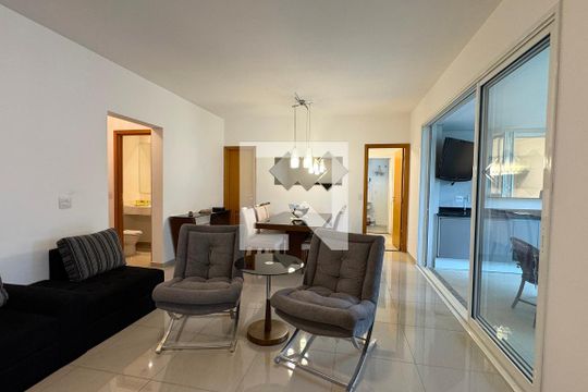 Sala de apartamento para alugar com 3 quartos, 156m² em Tamboré, Santana de Parnaíba