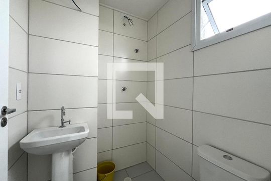 Banheiro da Suíte de apartamento à venda com 1 quarto, 29m² em Vila Campestre, São Paulo