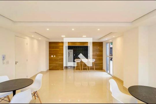 Área comum - Salão de festas de apartamento à venda com 1 quarto, 29m² em Vila Campestre, São Paulo