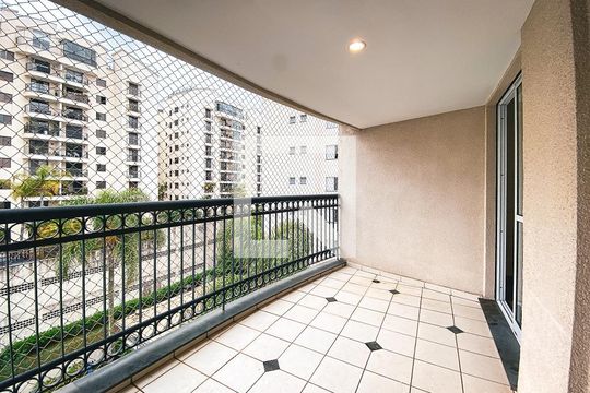 Varanda Sala de apartamento à venda com 4 quartos, 117m² em Cidade São Francisco, São Paulo
