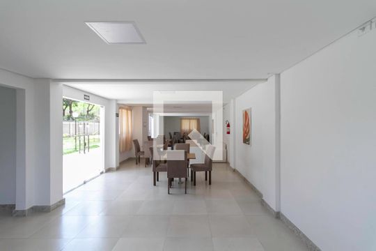 Área comum - Salão de festas de apartamento à venda com 2 quartos, 47m² em Goiânia, Belo Horizonte