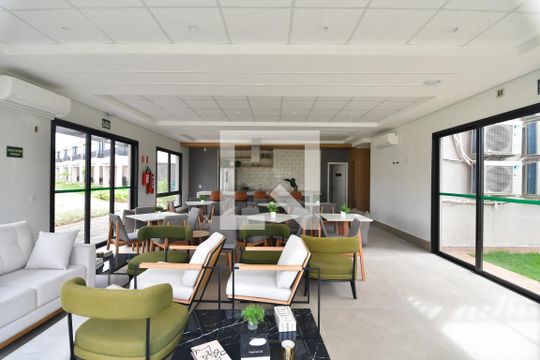 Área comum - Salão de festas de casa de condomínio à venda com 3 quartos, 139m² em Bosque das Palmeiras, Campinas