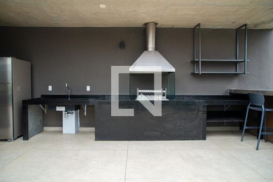 Área comum - Churrasqueira de kitnet/studio à venda com 1 quarto, 24m² em Consolação, São Paulo