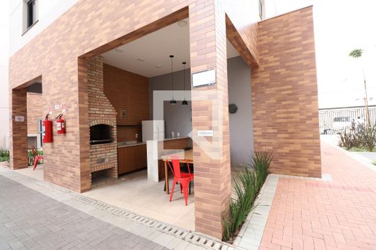 Área comum - Churrasqueira de apartamento para alugar com 1 quarto, 30m² em Várzea da Barra Funda, São Paulo