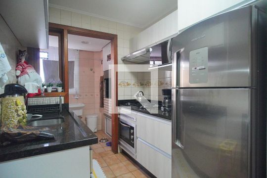 Cozinha de apartamento à venda com 2 quartos, 87m² em Boa Vista, Novo Hamburgo