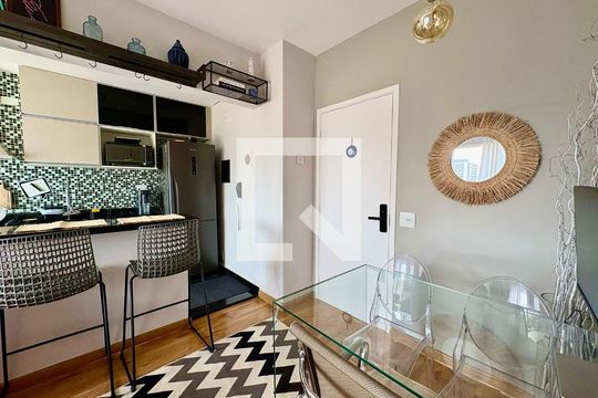 Sala de apartamento à venda com 1 quarto, 40m² em Santa Cecilia, São Paulo