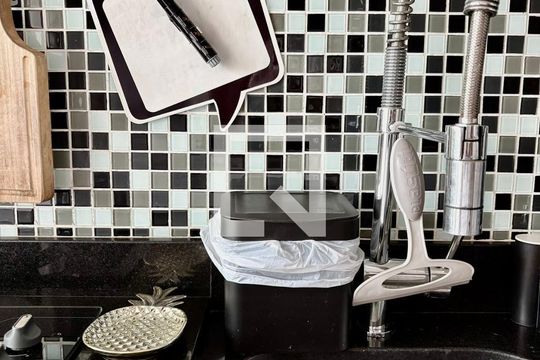 Cozinha de apartamento à venda com 1 quarto, 40m² em Santa Cecilia, São Paulo
