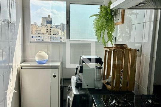 Lavanderia de apartamento à venda com 1 quarto, 40m² em Santa Cecilia, São Paulo