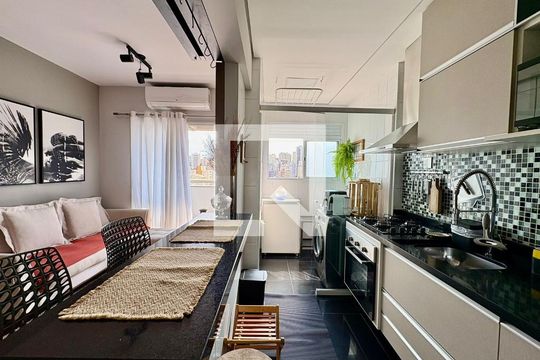 Cozinha de apartamento à venda com 1 quarto, 40m² em Santa Cecilia, São Paulo