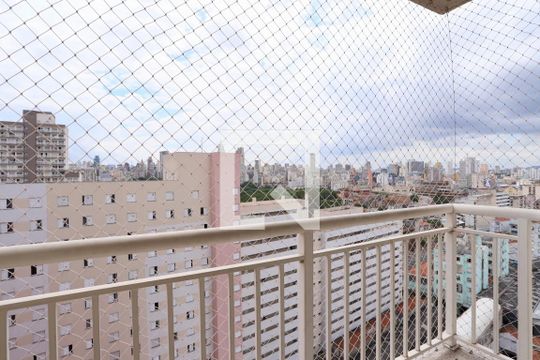 varanda de apartamento para alugar com 1 quarto, 33m² em Sé, São Paulo