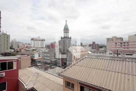 Quarto Vista de apartamento à venda com 1 quarto, 40m² em Azenha, Porto Alegre
