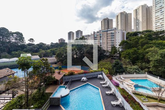 Vista da Varanda da Sala de kitnet/studio para alugar com 1 quarto, 34m² em Vila Suzana, São Paulo