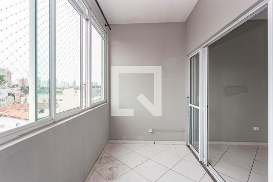 Varanda/ Cozinha de apartamento à venda com 1 quarto, 53m² em Cursino, São Paulo