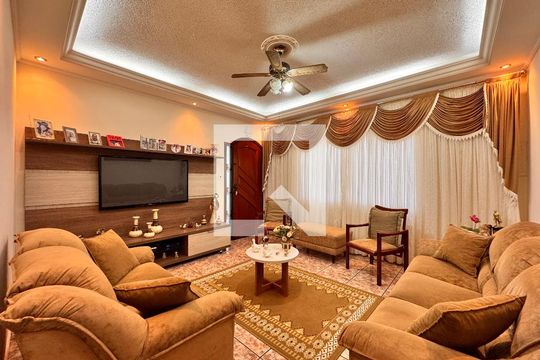 Sala de casa à venda com 4 quartos, 212m² em Parque Oratório, Santo André
