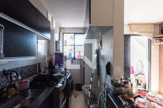 Cozinha de apartamento à venda com 3 quartos, 68m² em Andaraí, Rio de Janeiro