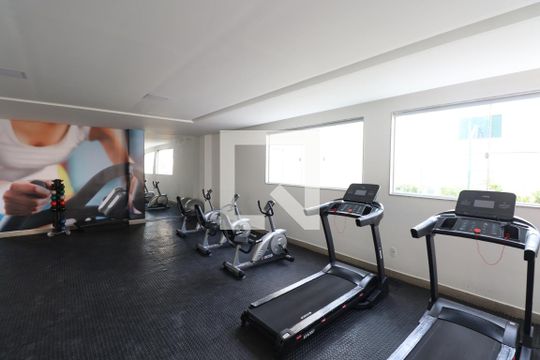 Área comum - Academia de apartamento para alugar com 2 quartos, 43m² em Colubandê, São Gonçalo