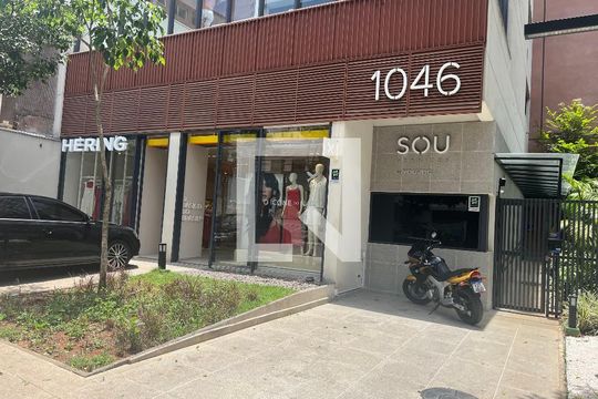 Fachada do Prédio de kitnet/studio para alugar com 1 quarto, 45m² em Perdizes, São Paulo