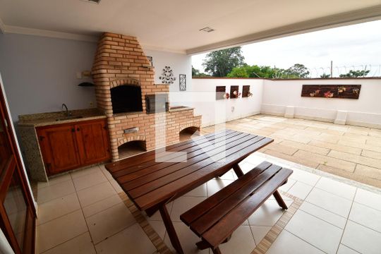Varanda gourmet de casa de condomínio à venda com 3 quartos, 153m² em Parque dos Jacarandás, Campinas