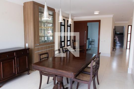 SALA DE JANTAR de casa de condomínio à venda com 4 quartos, 150m² em Parque dos Jacarandás, Campinas