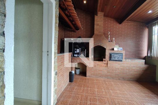 Varanda gourmet de casa de condomínio à venda com 4 quartos, 187m² em Taquara, Rio de Janeiro