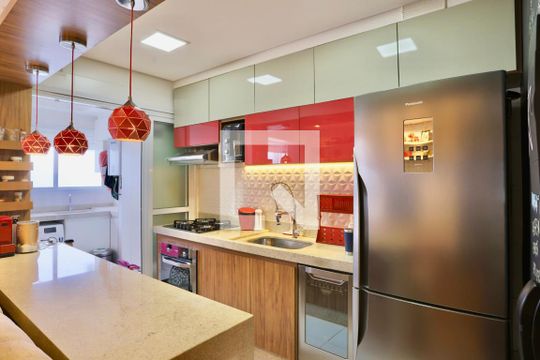 Cozinha de apartamento à venda com 2 quartos, 67m² em Brás, São Paulo