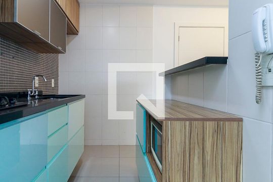 Cozinha de apartamento à venda com 1 quarto, 51m² em Vila Gertrudes, São Paulo