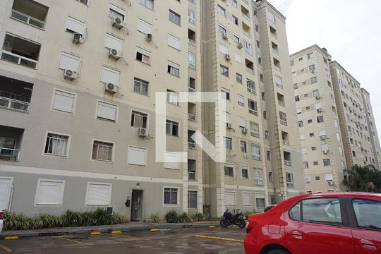 Fachada do bloco de apartamento à venda com 2 quartos, 57m² em Morro Santana, Porto Alegre