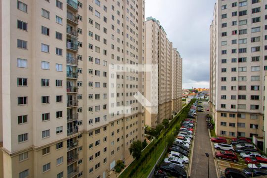 Vista da varanda de apartamento à venda com 2 quartos, 70m² em Parque Sao Vicente, Santo André