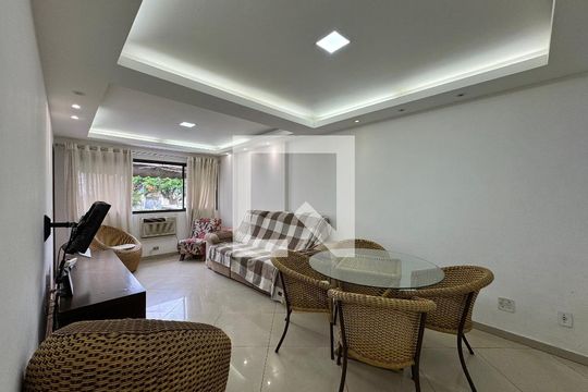 Sala de apartamento à venda com 3 quartos, 82m² em Recreio dos Bandeirantes, Rio de Janeiro