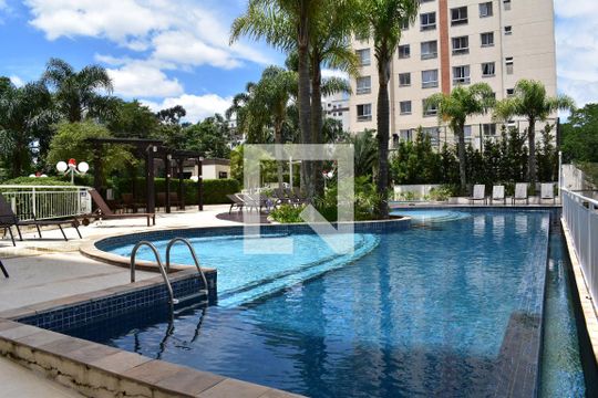 Área comum - Piscina de apartamento para alugar com 3 quartos, 80m² em Santa Quiteria, Curitiba
