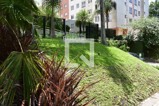 Fachada do condomínio de apartamento para alugar com 3 quartos, 80m² em Santa Quiteria, Curitiba