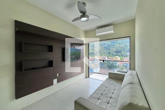Sala de apartamento à venda com 2 quartos, 55m² em Vargem Pequena, Rio de Janeiro
