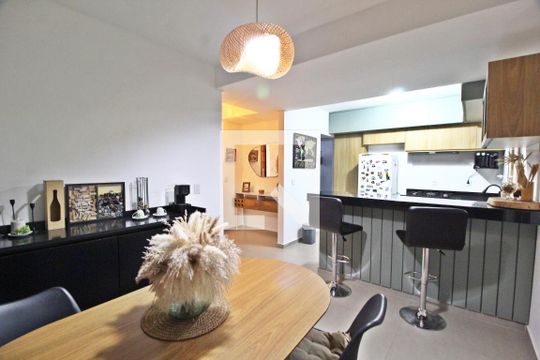 Sala de Jantar de casa de condomínio para alugar com 3 quartos, 82m² em Granja Marileusa, Uberlândia